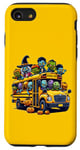 Coque pour iPhone SE (2020) / 7 / 8 School Bus Halloween Creepy Witch Zombie Monster Horror Fun