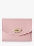 Mulberry Darley Micro Classic Grain Leather Concertina Wallet, Powder Rose