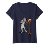 Womens Fairytale Nursery Rhyme Musician Violin Cat and the Fiddle V-Neck T-Shirt