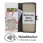 Skimblocker Motorola Moto G55 5G Plånboksfodral Design