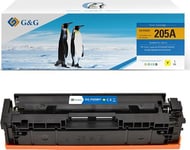 G&G G&G Toner Compatible With Cf532a, Yellow, 900S, Nt-Ph205y, Hp 205A, For Hp Color Laserjet Pro M180n, M181fw, N