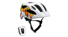 Casque de velo pour enfants de 6 a 12 ans   graffiti jaune  certifie en1078