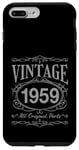 Coque pour iPhone 7 Plus/8 Plus Anniversaire 65 Vintage Original Parts 1959 Née