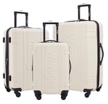 Wrangler Astral Lot de 3 valises de Voyage, Gris, 3 Piece Set