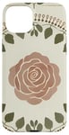 Coque pour iPhone 15 Plus Rose florale botanique style bohème, roses d'amour