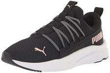 PUMA Women's Softride One4all Cross Trainer Sneaker, Black-Rose Gold White, 6 UK