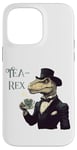 Coque pour iPhone 14 Pro Max Tea-Rex Meme Funny T Rex avec tasse