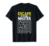 Escape Room Master Adventure Game Locked Rooms T-Shirt