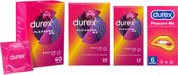 Durex Pleasure Me  12, 24, 36, 48, 96  Authentic UK Stock  BEST PRICES!