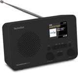 Techniradio 6 Ir-Radio Internet Portable(Dab+,Fm,Wi-Fi,Bluetooth,Ecran Couleur,Reveil,Contrôle Des Applications,Memoire Des Favoris,3 W Rms)Noire