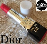 AUTHENTIC Ltd Edition DIOR Rouge Couture Colour COMFORT LIPSTICK 520 Feel Good