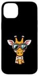 Coque pour iPhone 14 Plus Girafe de ski avec bière | Funny Party Comic