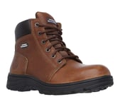 Skechers Workshire Mens Brown Steel Toe SB Safety Work Boots