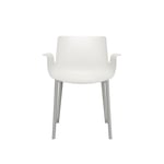 Kartell - Piuma Chair 5802, White - Ruokapöydän tuolit - Piero Lissoni - Valkoinen - Synteettinen/Muovi