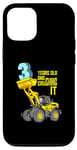 iPhone 14 Pro 3 Years Old And Crushing It 3rd Birthday Kids Bulldozer Case