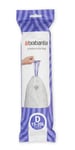 20 sacs par rouleau, sac poubelle PerfectFit D, 15-20 Litres Brabantia