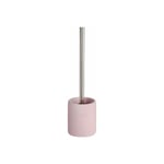 Brosse wc 'The Collection', Brosse wc noire, Polyrésine, ø 10x38 cm, Rose poudré - Wenko