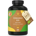 Fenugrec Bio - 2.600mg par dose - 360 Gélules, Vegan - Allaitement, Digestion & Glycémie - Riche en Protéines & Minéraux - Testé en laboratoire - Sans: Additifs, Lactose & Gluten - TRUE NATURE