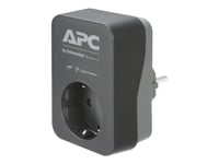 Apc Essential Surgearrest Pme1wb-Gr - Överspänningsskydd - Ac 220/230/240 V - 4000 Watt - Utgångskontakter: 1 - Tyskland - Svart