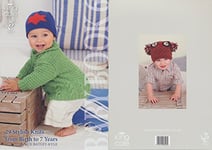 King Cole Baby Book Six Knitting Book Double Knitting Patterns Birth to 7 yrs