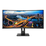 MMD-MONITORS & DISPLAYS Philips 345B1C - Écran LED incurvé 34" (34" visualisable) 3440 x 1440 WQHD @ 100 Hz VA 300 cd/m² 3000:1 5 ms 2xHDMI, DisplayPort haut-parleurs texture noire