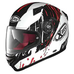 Casque intégral X-Lite X-661 Spox, Couleur Blanc/Noir/Rouge, Taille L (59/60)