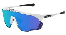 Lunettes scicon aeroshade kunken noir brillant   bleu miroir