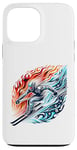 Coque pour iPhone 13 Pro Max Feu Et Glace Ski Aventure