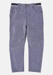 Angel & Rocket Boys Lorenzo Blue Chambray Trouser - Size 13Y