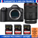 Canon EOS R5 Mark II + RF 35mm f/1.4 L VCM + 3 SanDisk 32GB Extreme PRO UHS-II SDXC 300 MB/s + Ebook '20 Techniques pour Réussir vos Photos' - Appareil Photo Hybride Canon