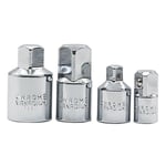 4Pcs Drive Socket Adaptateur Réducteur Joint Drive Air Impact Heavy Duty Ratchet Adapter Set,Silver