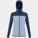 Millet Fusion XCS Hoodie - Veste softshell femme Iceberg / Saphir S