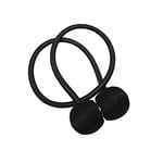 Gardinia Embrasse pour Rideaux, Plastique, Noir, 48 cm