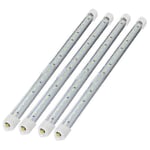 4 Kpl 30Cm 24V 24 Led Car Interior White Strip Light Bar Auton Sisävalo Yhteensopiva Rv Van Cabin Kuorma-Auton Kanssa