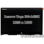 14" Lenovo Yoga 700-14ISK 80QD Touch Screen Digitizer Bezel LCD Display Assembly