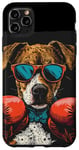 Coque pour iPhone 11 Pro Max Événement de combat amusant avec ce costume de chien de boxe amusant