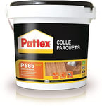 PATTEX Colle Parquets P685 - Colle polymère pour tout type de parquet et longueur de lame - Convient sur sols chauffants, assure un collage élastique, puissant et durable - Seau 16 kg