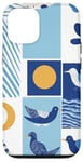 Coque pour iPhone 15 Coquette bleue Beachy Art – Collage mignon et esthétique