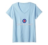 Womens Royal Air Force roundel T-Shirt V-Neck T-Shirt