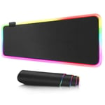 Gaming musmatta med RGB-belysning – 90x40 cm