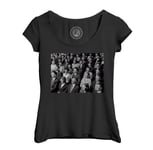 T-Shirt Femme Col Echancré Public Cinema Lunettes 3d 1960 Photo Vintage