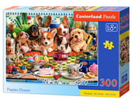 Pussel 300 Bitar Puppies Dessert Castor