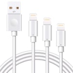 Marchpower iPhone Charger Cable, 3Pack 3/2/1m [Apple MFi Certified] Lightning Cord USB A Fast Charging Compatible with iPhone 12 Pro MAX Mini/11 X XS XR 8 Plus 7 Plus 6S Plus 5S SE iPod iPad Pro Touch