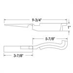 Steele Rubber Products 70-3120-43 tätningslist mellan huv och torped