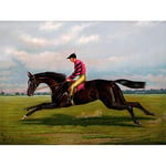 Artery8 After Stull Racehorse Iroquois Premium Wall Art Canvas Print 18X24 Inch