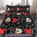 I303 Lakanat Mickey Mouse -Lakanat, Pussilakanat, 3D Lasten Vuodevaatteet,_200x200cm 78x78in