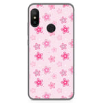 Coque en Gel TPU pour Xiaomi Redmi 6 Pro / Mi A2 Lite Design Fleurs Dessins