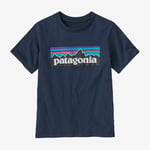 Patagonia K's P-6 Logo T-Shirt New Navy