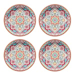 Purely Home Rio Corte 27cm Melamine Dinner Plates, Set of 4