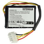 EXTENSILO Batterie compatible avec KÄRCHER RLM4 tondeuse 3400mAh, 18V, Li-ion